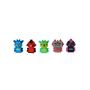 Smiggle Collectable Erasers Mystery Bag Robot